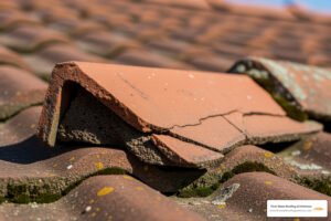 replace broken roof tile