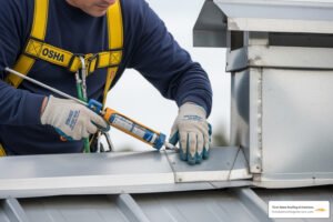 Roof flashing repair