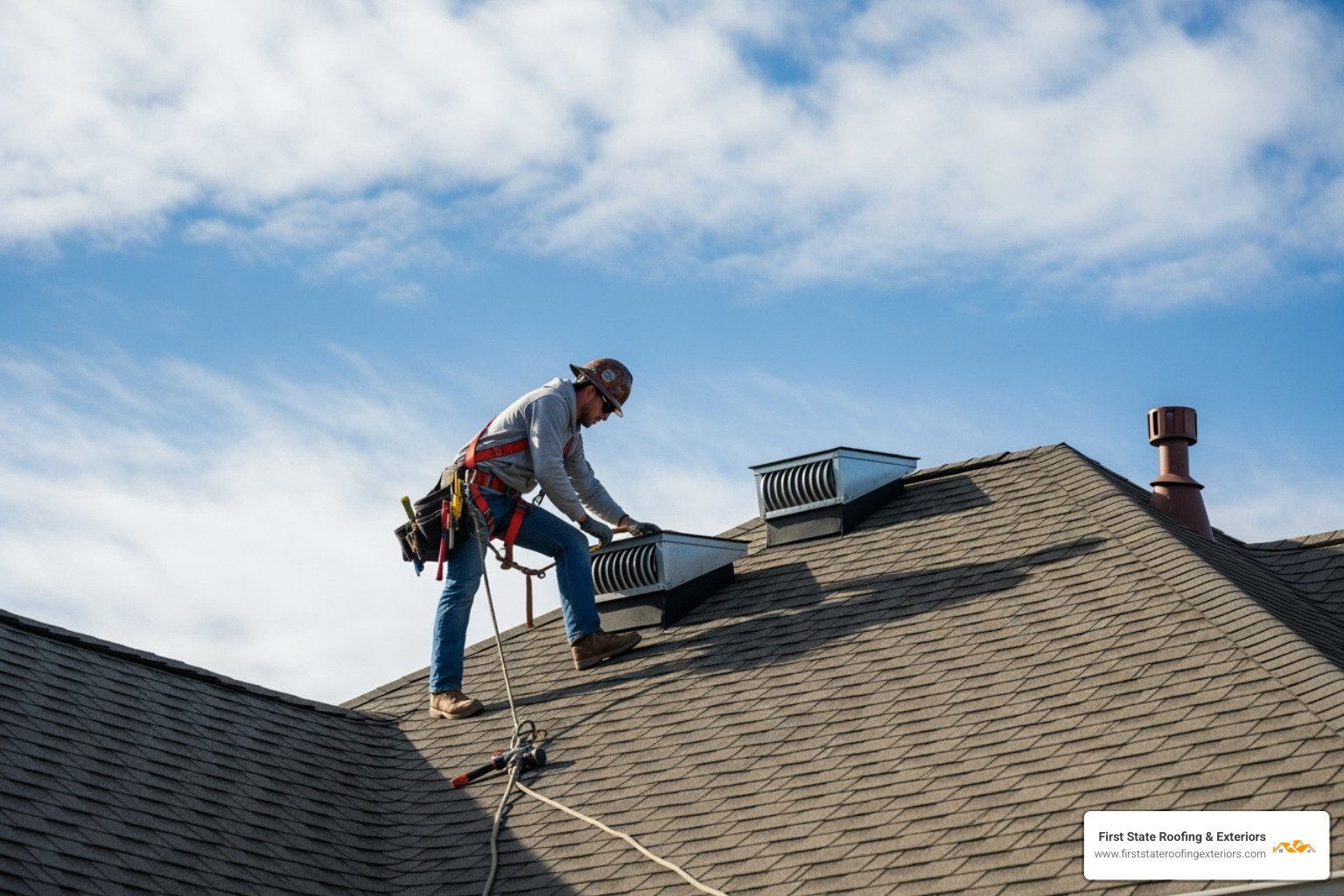 Roof ventilation repair