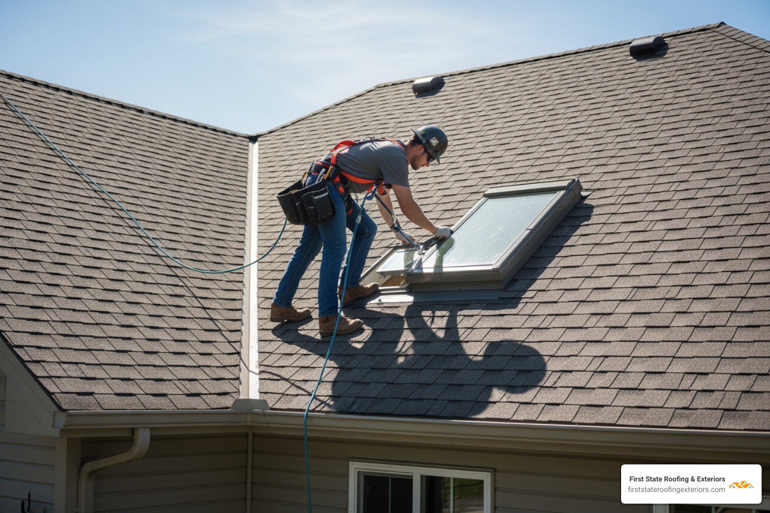 Skylight leak repair