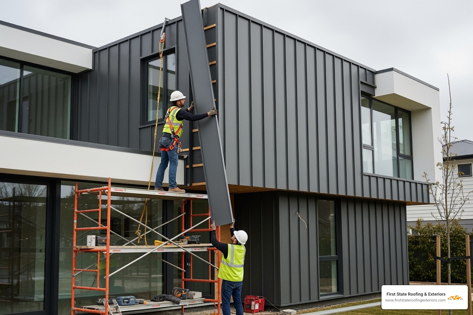 metal siding installation