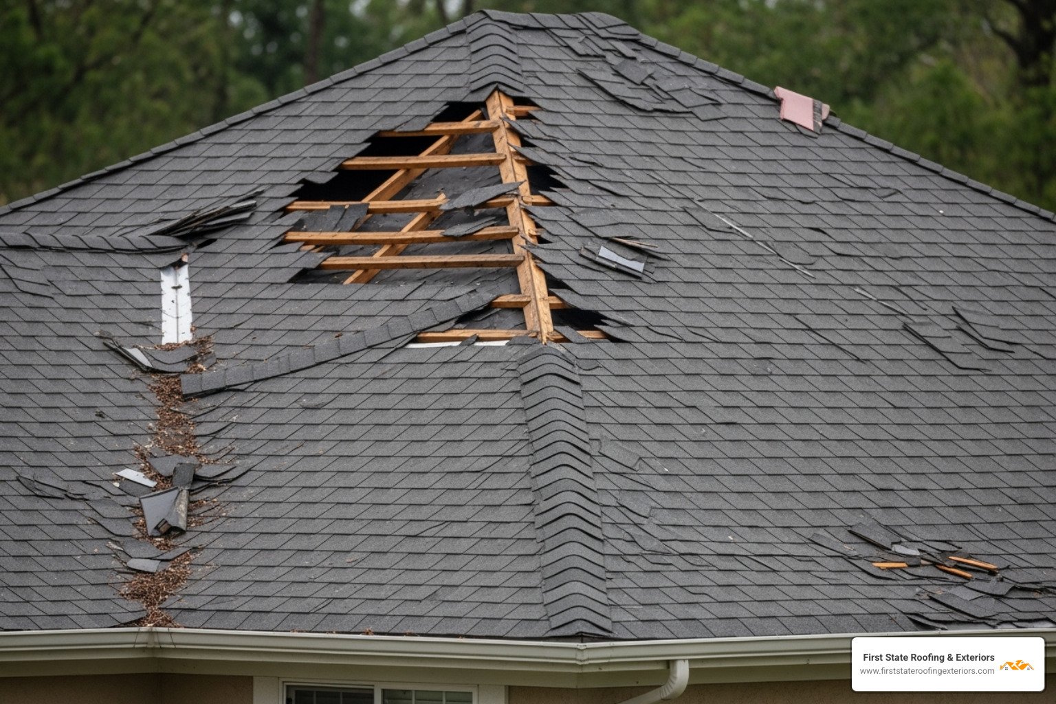 storm damage roof repair near me