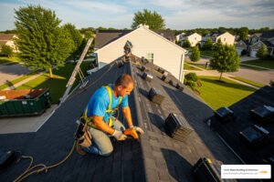 Asphalt roof replacement