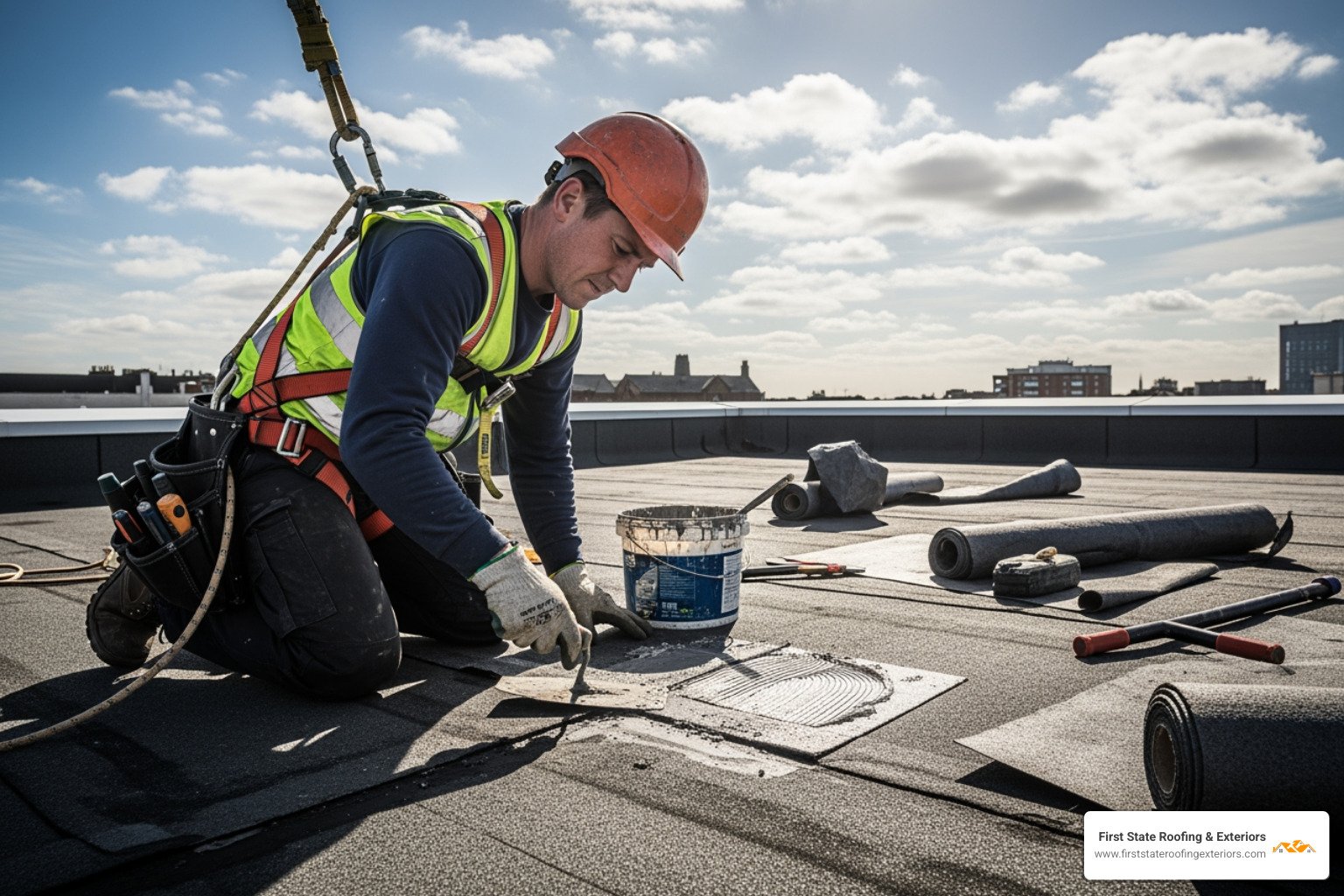 felt roof repair near me