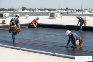 commercial rubber roofing contractors near me