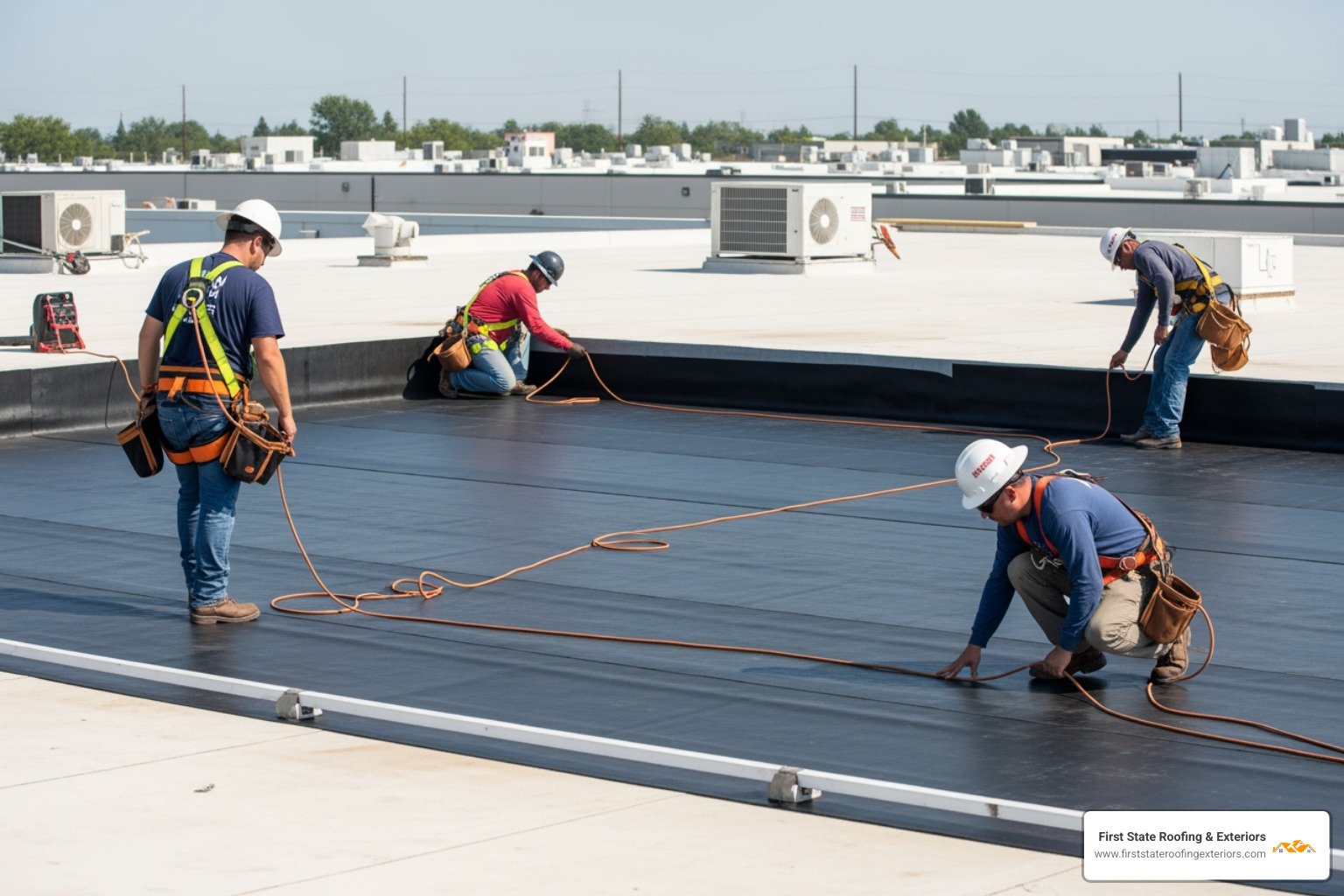 commercial rubber roofing contractors near me